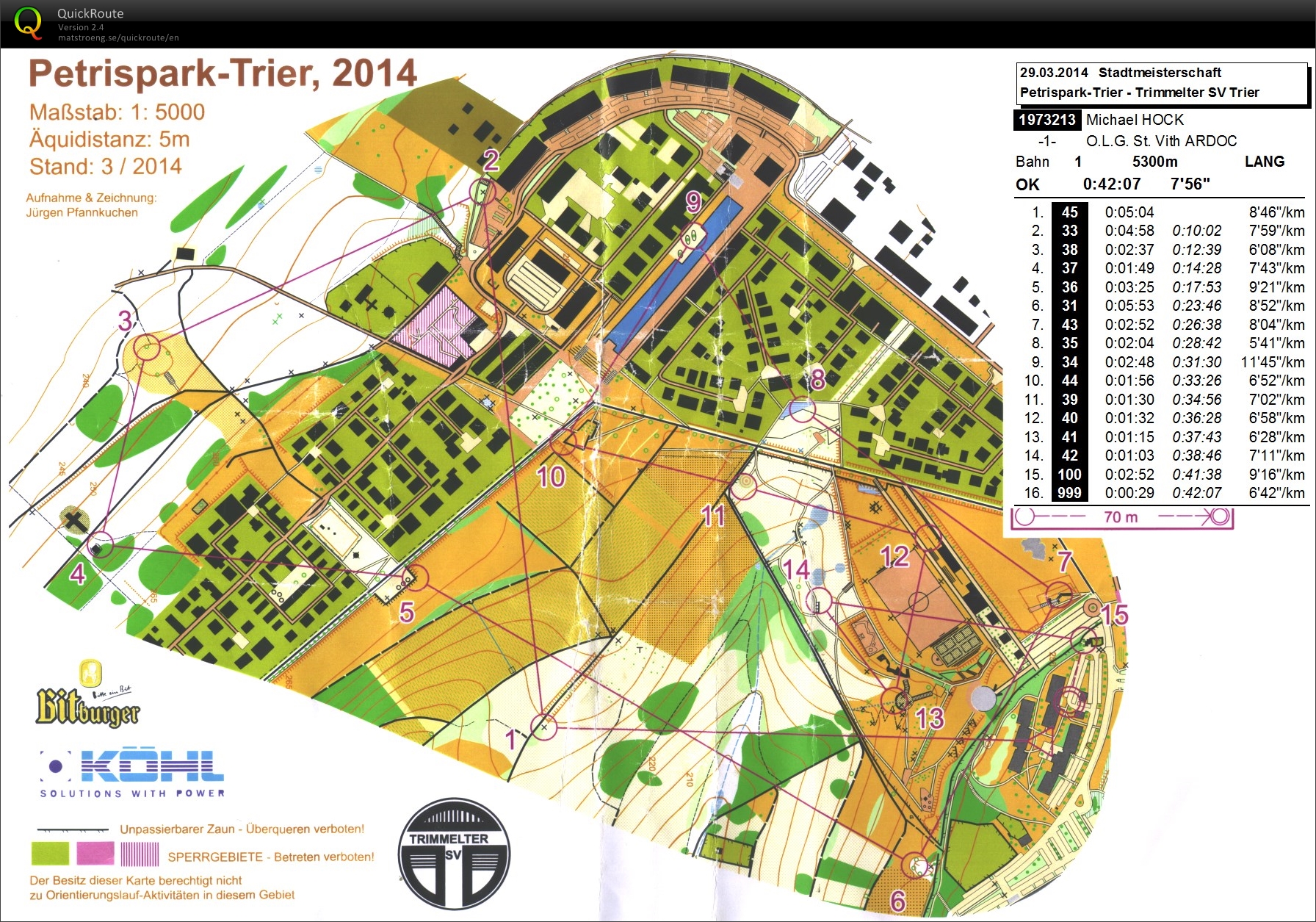 22. Offene und internationale Stadtmeisterschaft Trier (29-03-2014)