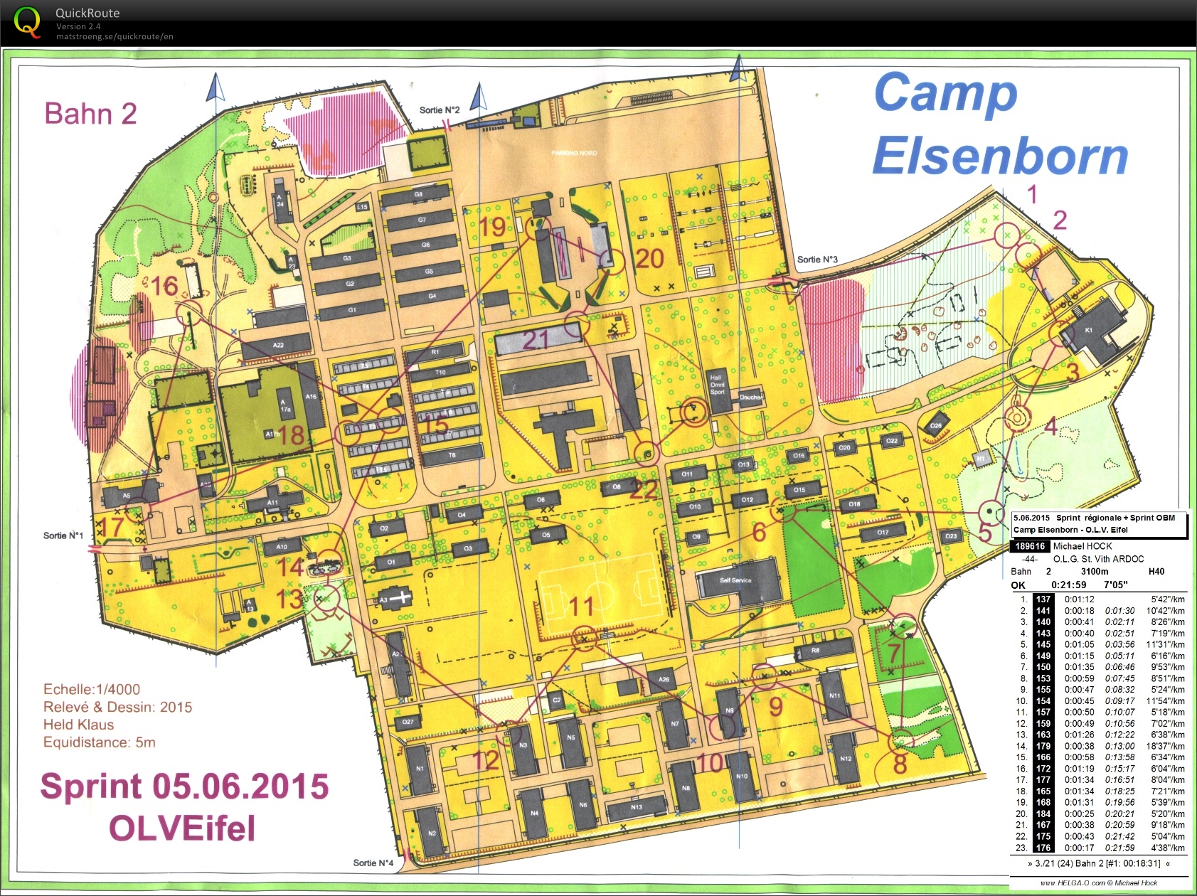 Ostbelgische Meisterschaft - Sprint (05-06-2015)
