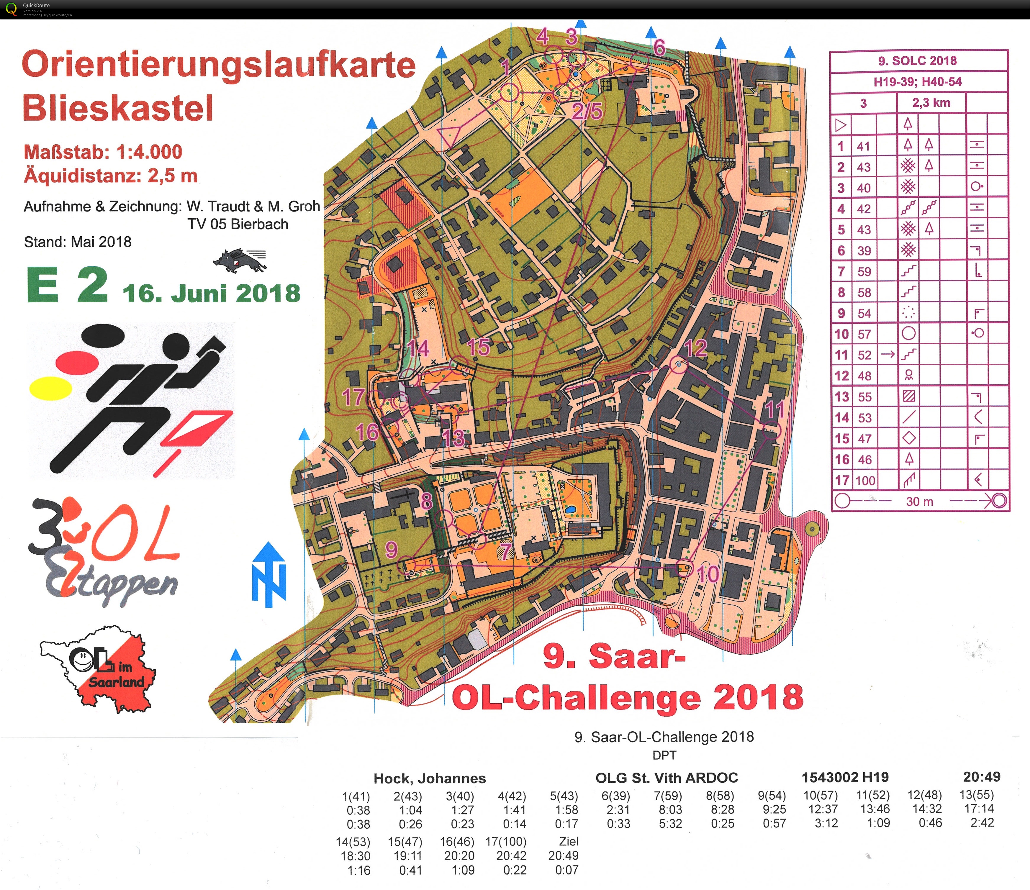9. Saar-OL-Challenge 2018 (16.06.2018)