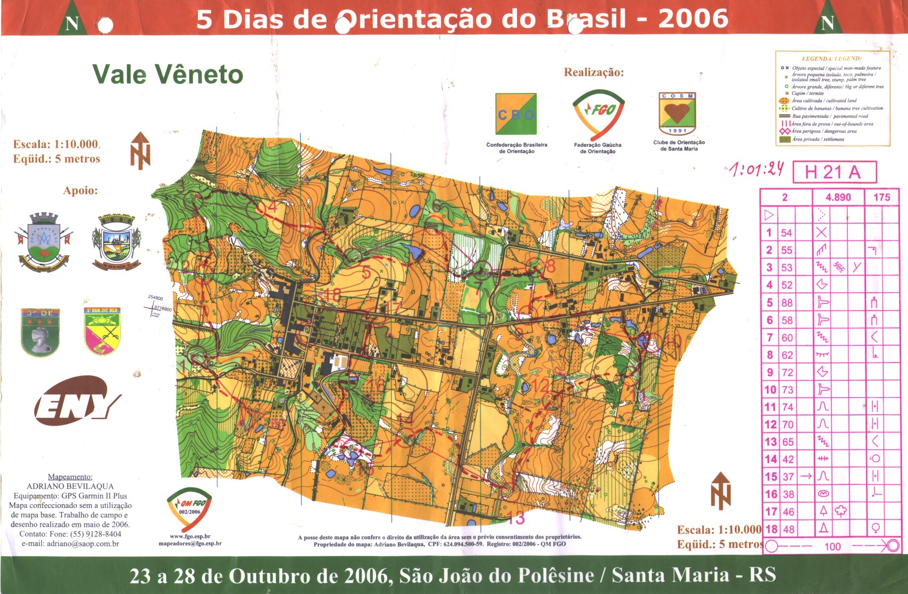 5 Dias de Orientação do Brasil (28-10-2006)